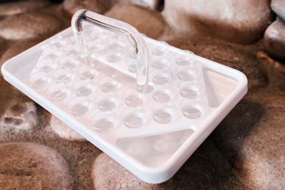 Redesigned Plastic Sacrament Tray Lid, Sanitary LDS Sacrament Tray