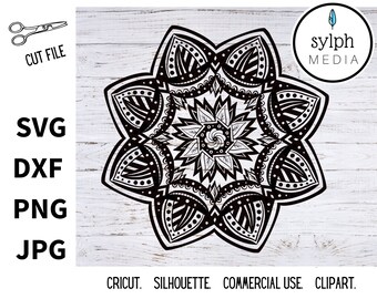 Download Clip Art Butterfly Mandala Svg Cut File For Cricut Sublimation Printing On Mugs Silhouette Butterfly Zentangle Png Design For Art Digital Totes Art Collectibles