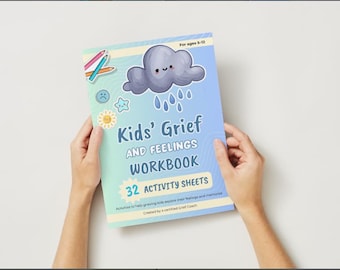 Kids Grief And Feelings Workbook - Instant Printable Download - PDF