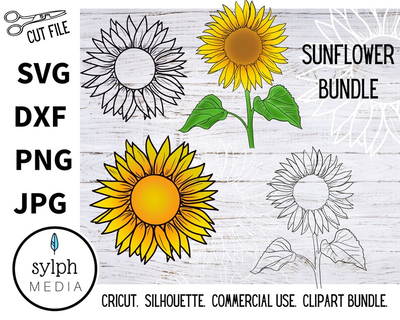Download Sunflower svg bundle sunflower bundle svg svg designs svg ...