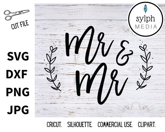 Download Mr Mr Svg Mr And Mr Svg Files For Cricut Svg Designs Etsy