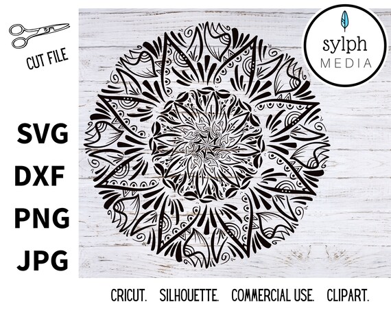Download Mandala Svg Zentangle Svg Mandala Cut File Floral Svg Etsy PSD Mockup Templates