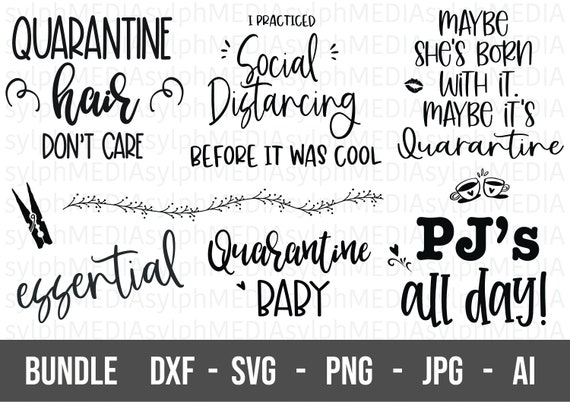 Download Quarantine Bundle Svg Essential Svg Svg Files For Cricut Etsy