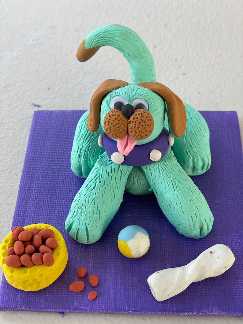 Dog Art Kit Dog Lover Gift Craft Clay. Art Kit For Kids Child/'s Party Craft Puppy Clay Kit Easter Basket Filler Clay Dog