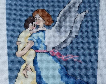 Guardian Angel Cross Stitch Pattern