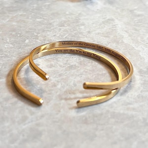 Personalised Cuff Bracelet, Coordinates For Him & Her, Custom Message Bracelet, Anniversary Gift Bracelet, Engraved Bracelet for Girlfriend
