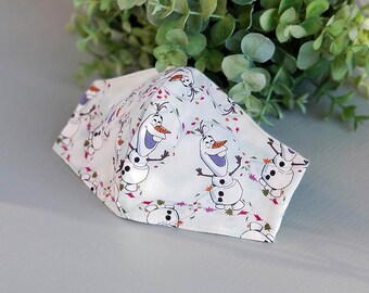 olaf face mask etsy