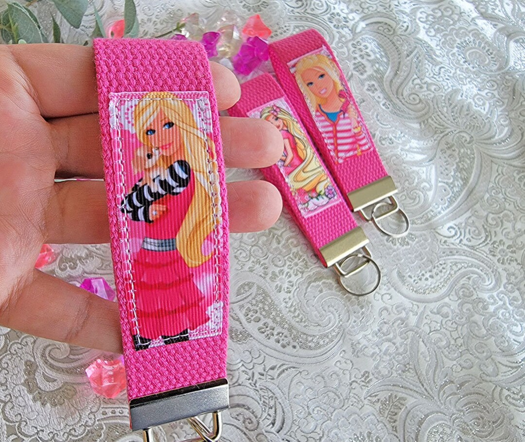 Barbie Keychain Personalised Key Fob Key Chain Bag Tag Etsy