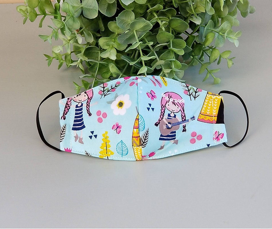 Little girls Face Mask Little girl mask masks Mermaid Etsy