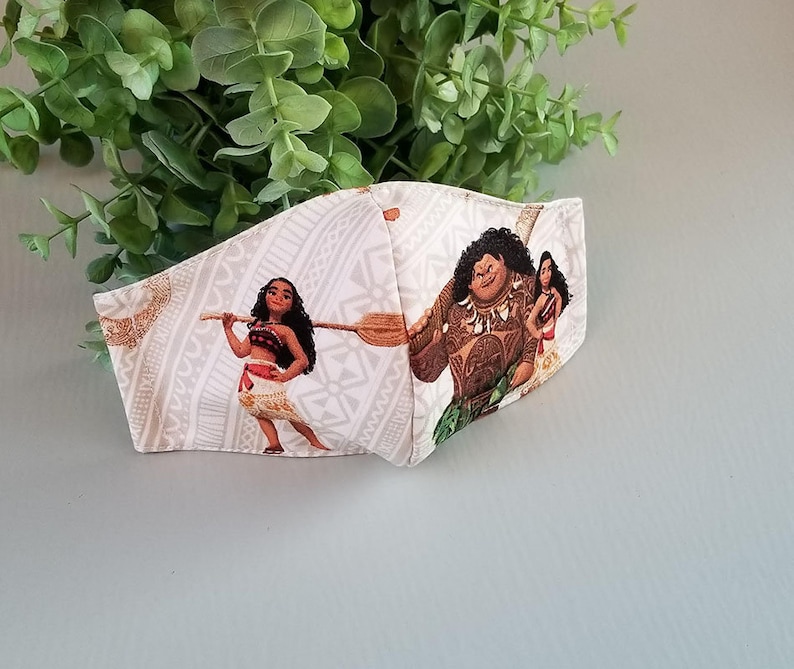 Moana Face Mask Charlie Brown Face masks Peanuts masks | Etsy