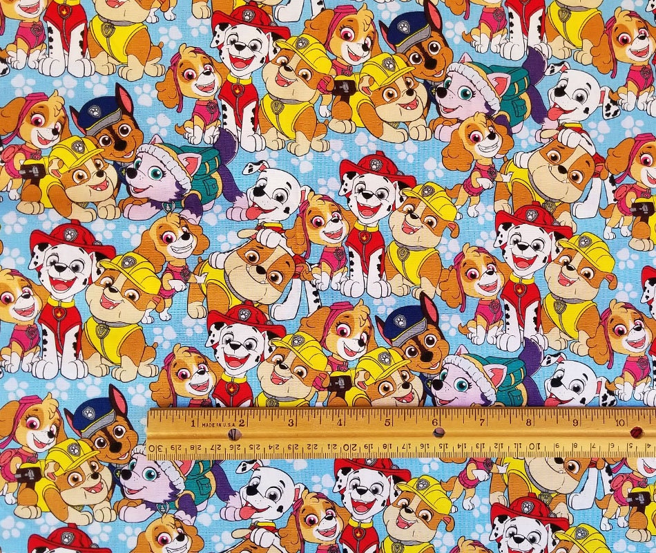 1 Piece Fat Quarter 18 X 21 Smile Missing Teeth 100/% Cotton Fabric DIY Mask Making