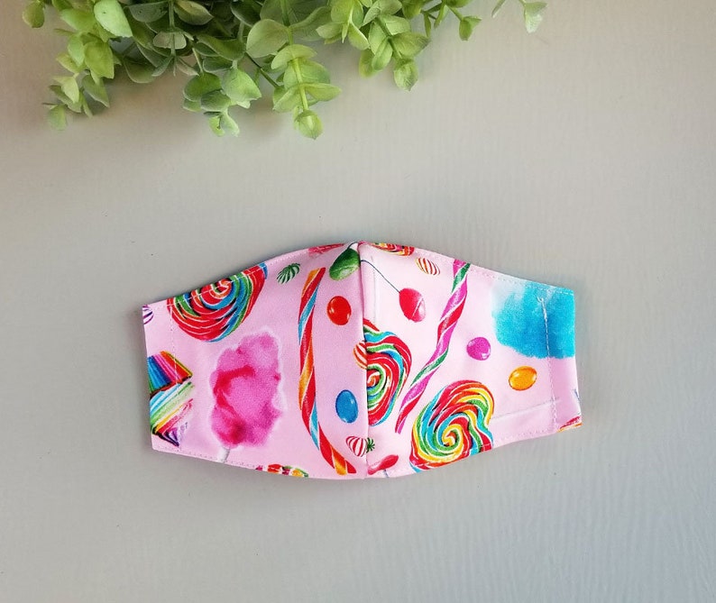 Cotton Candy Face Mask Little Girls Face Mask Masks Ombre Etsy