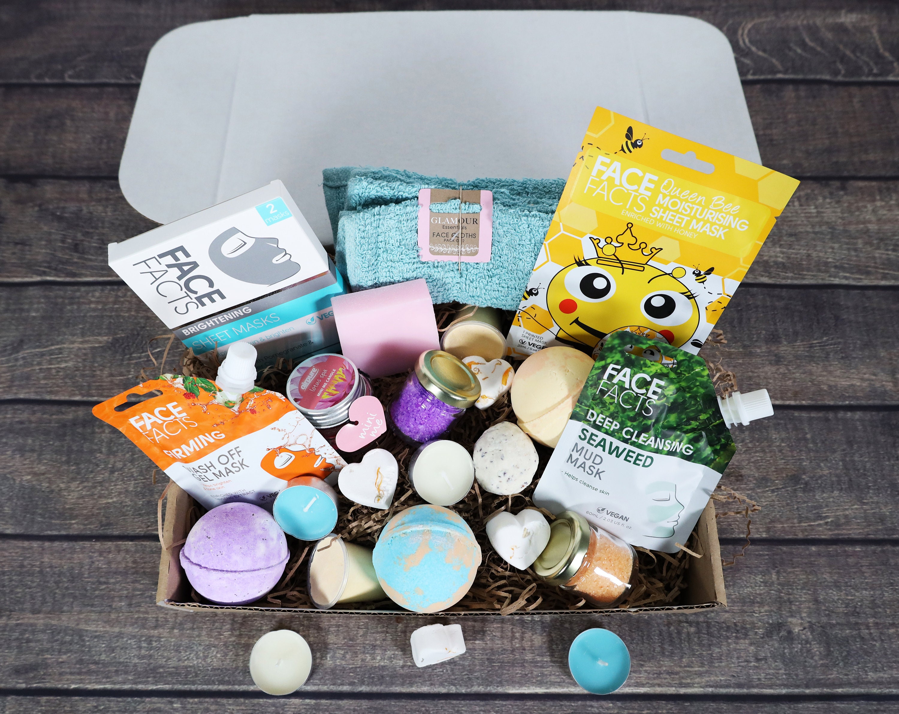 Large Pamper Bath Gift Set Self Care Package Bath Bombs | Etsy