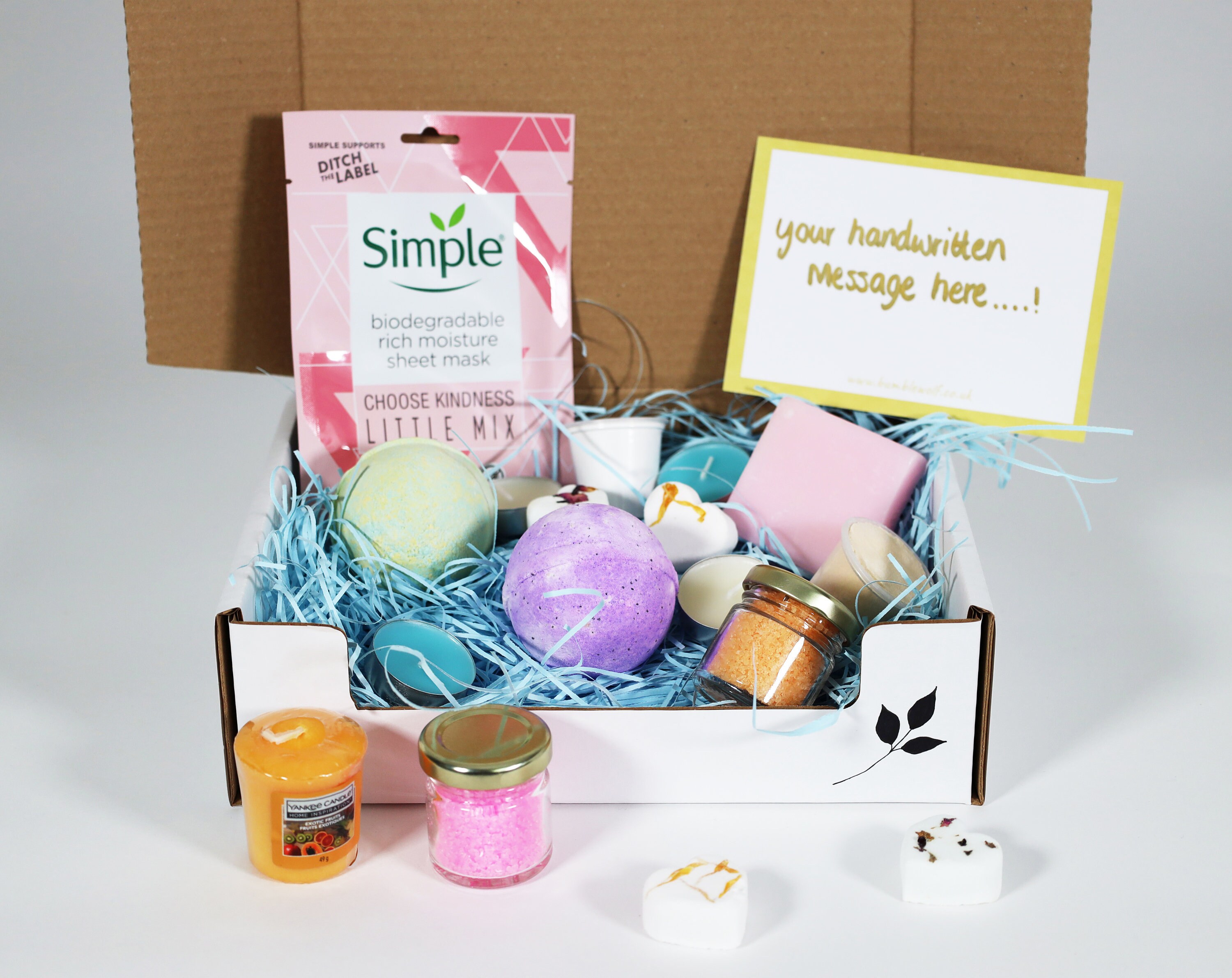 Bath Pamper Gift Set Self Care Package Bath Bombs Etsy