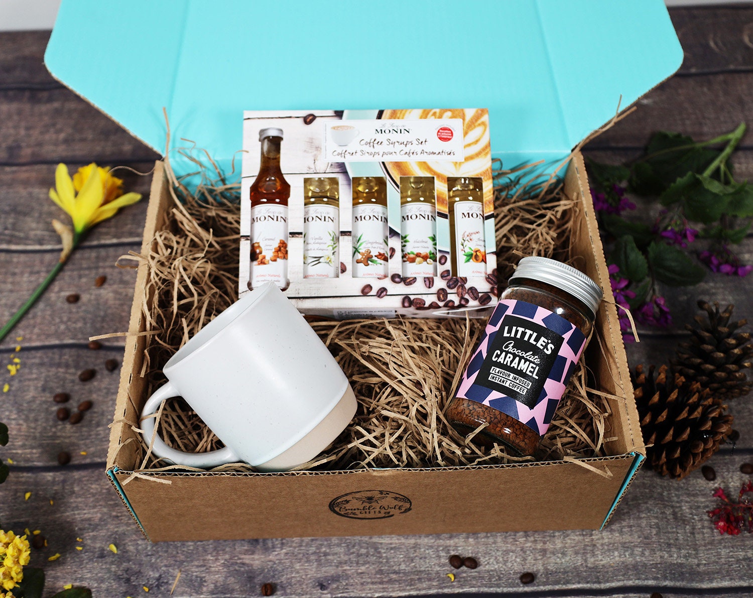 Coffee Syrup Mug Gift Set Coffee Lover Selection Ground Etsy UK