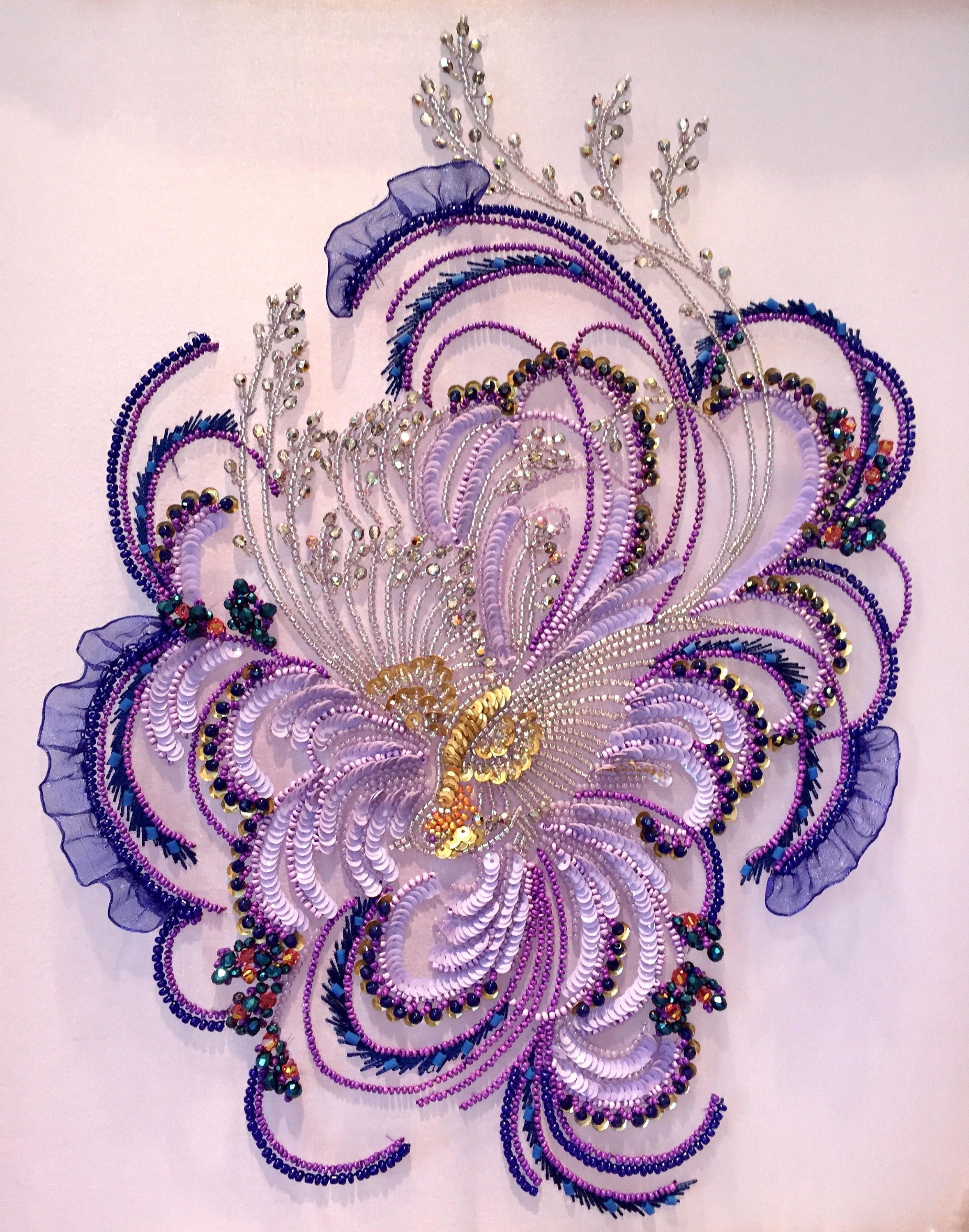Tambour Beading Kit, Pattern & Instructions Only, Right Handed Without  Beads : Fans Bead Embroidery 