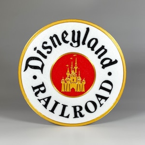 Disneyland Railroad Inspired Sign