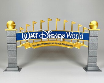 Walt Disney World Resort Entrance Archway Inspired Sign