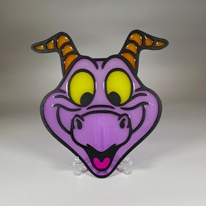 Figment Inspired Faux Stained Glass Suncatcher