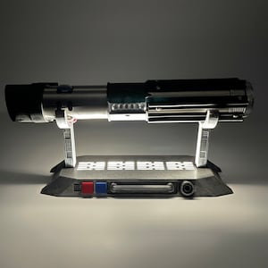 Lightsaber Display Stand With LED Light (Steel Finish)