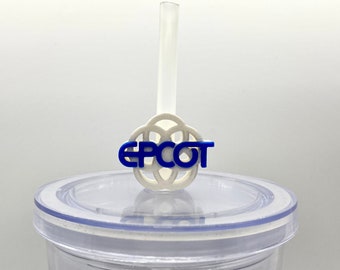 Epcot straw topper