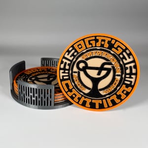 Oga's Cantina Star Wars Galaxy's Edge Inspired Coaster Set