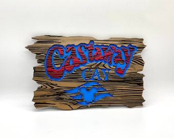 Hand-painted Castaway Cay Disney Cruise Line Inspired Sign