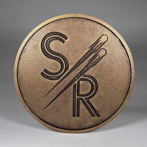 Stardust Racers Ride Sign Replica: Hand-Painted Theme Park Decor