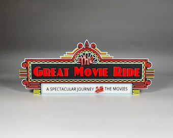 The Great Movie Ride Plaque | Disney MGM Studios Inspired