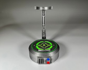 Vertical Lightsaber Display Stand With LED Light (Green Lighting)