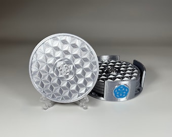 EPCOT Spaceship Earth Inspired Coaster Set