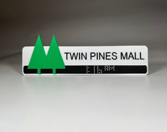 Twin Pines Mall Sign Twinpines - Etsy