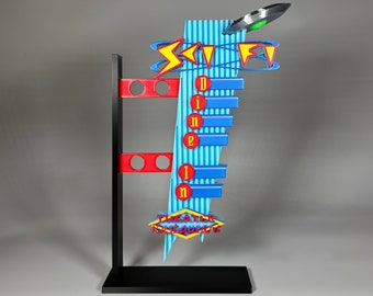 Sci Fi Dine In Restaurant Inspired Stand Up Sign