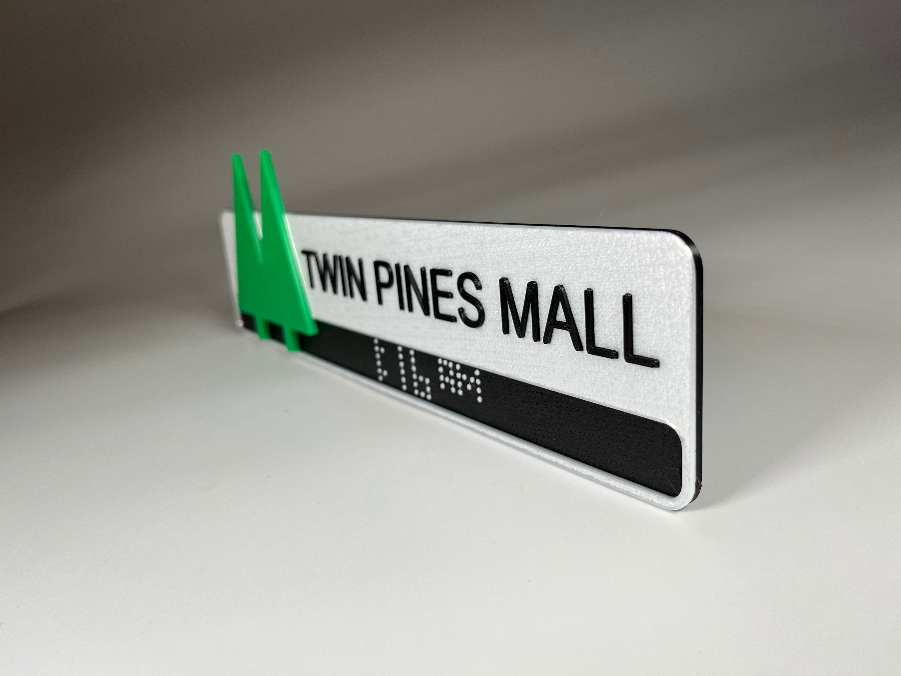 バックトゥザフューチャー TWIN PINES MALL 電飾看板 模型 バックトゥザフューチャー TWIN PINES MALL 電飾看板 模型