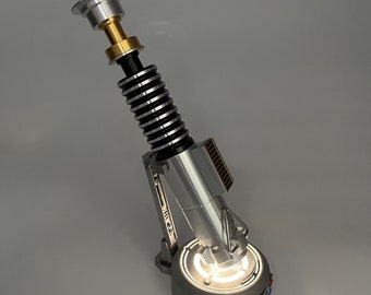 Vertical Lightsaber Display Stand With LED Light (Steel Finish)
