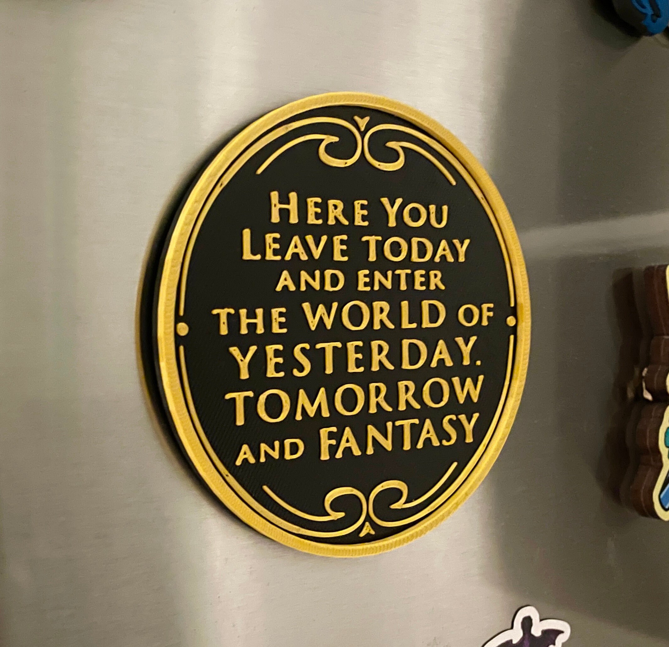 Here You Leave Today Walt Disney World Magic Kingdom Etsy Denmark