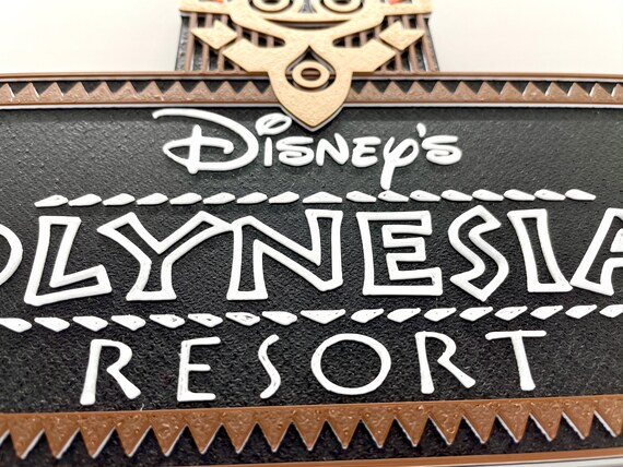 Walt Disney World Polynesian Resort Inspired Plaque - Etsy