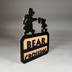 Wilderness Lodge Bear Crossing sign