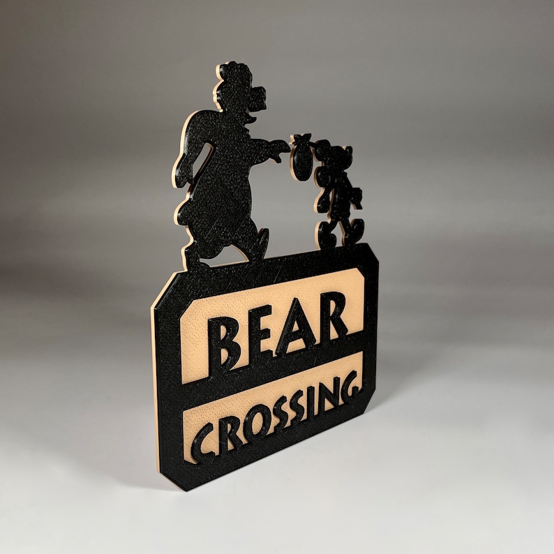 Wilderness Lodge Bear Crossing sign