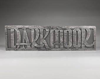 Darkmoor Sign Replica – Dark Universe at Epic Universe | Universal Monsters Decor