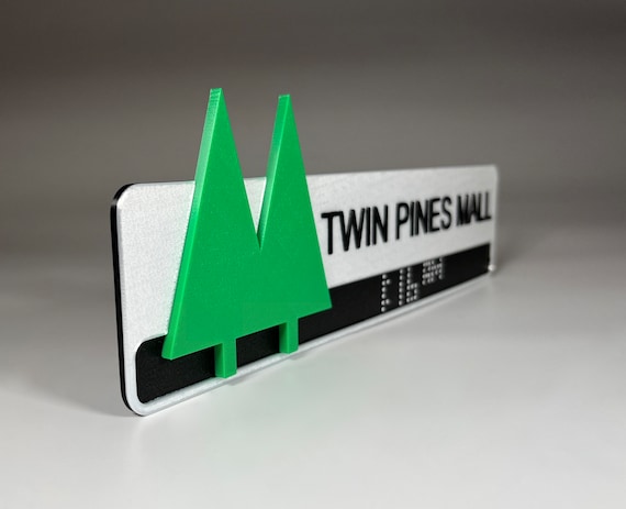バックトゥザフューチャー TWIN PINES MALL 電飾看板 模型 バックトゥザフューチャー TWIN PINES MALL 電飾看板 模型