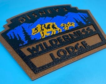 Walt Disney World Wilderness Lodge Hotel Inspired Sign