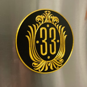 Disneyland Club 33 Inspired Magnet