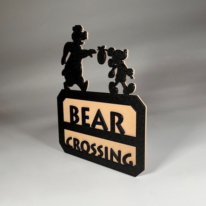 Wilderness Lodge Bear Crossing sign