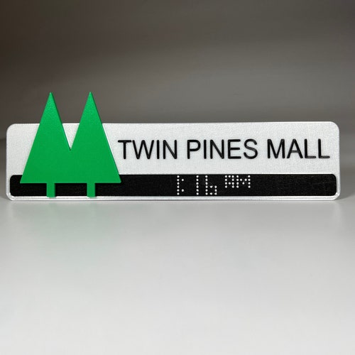 Twin Pines Mall Sign Twinpines - Etsy