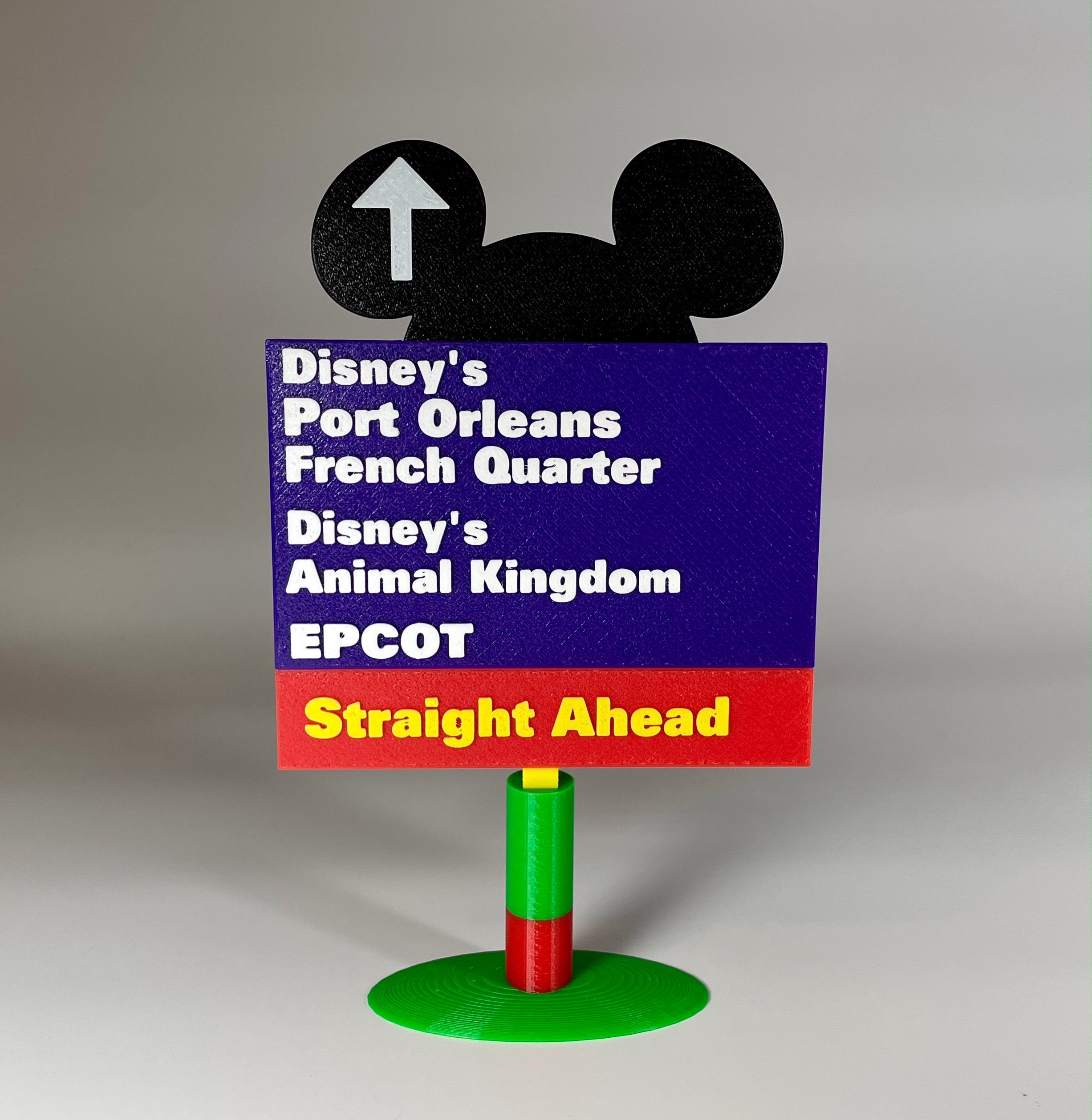 Personalized Walt Disney World Road Sign Inspired Standup