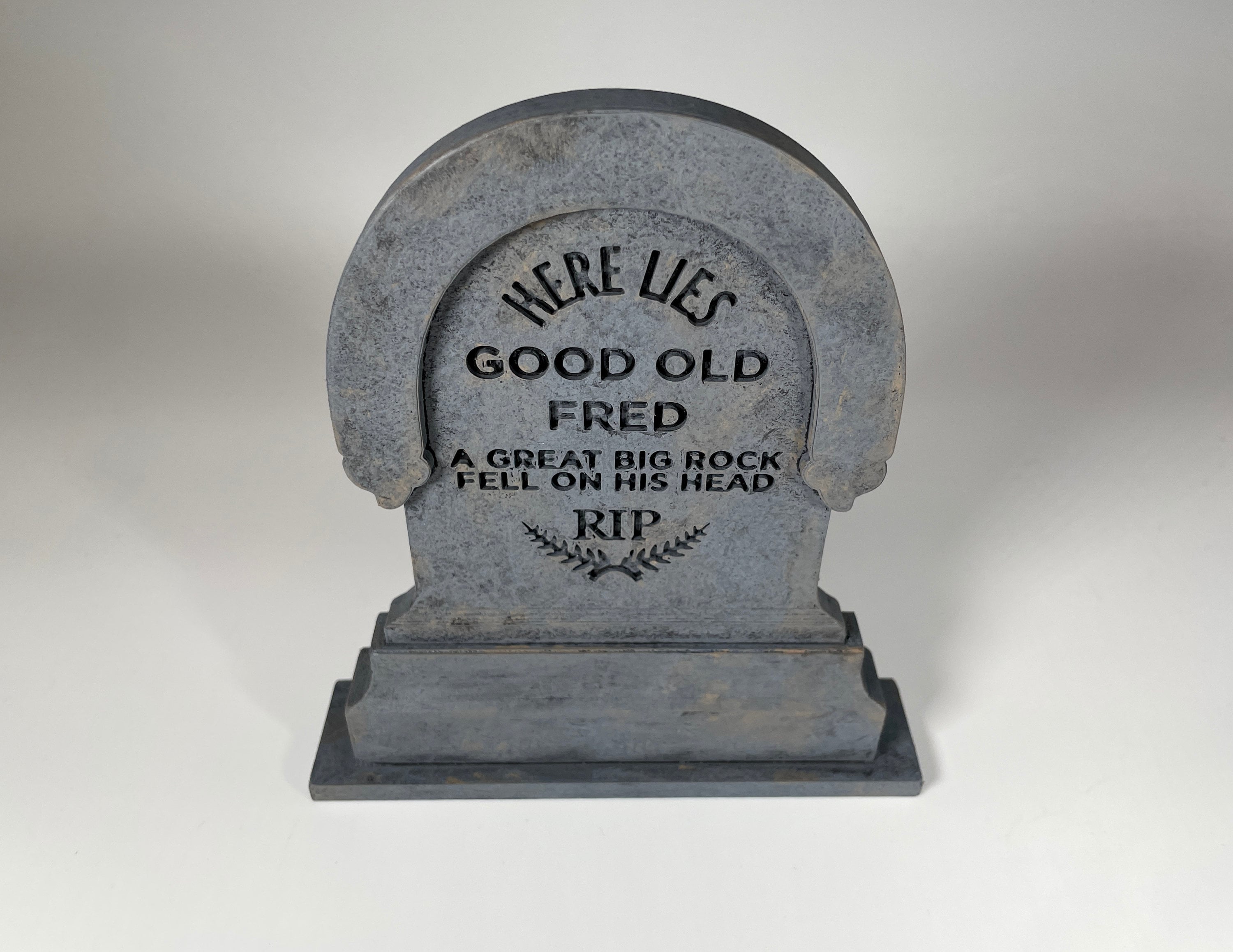【中古】 Greatest Fits Headstones Upright Split Cross Shape Double Headstone for Sale - Black