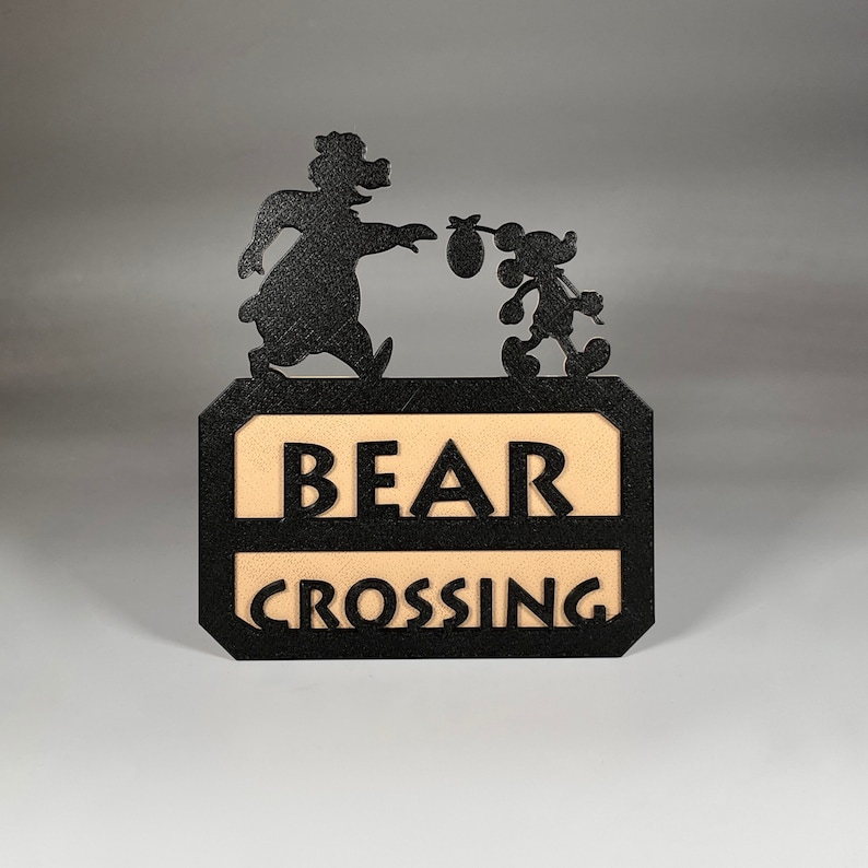 Wilderness Lodge Bear Crossing sign