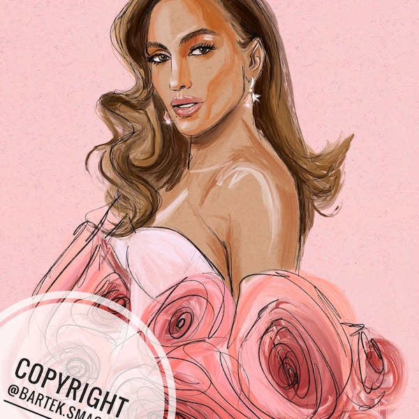 Jennifer Lopez in Pink