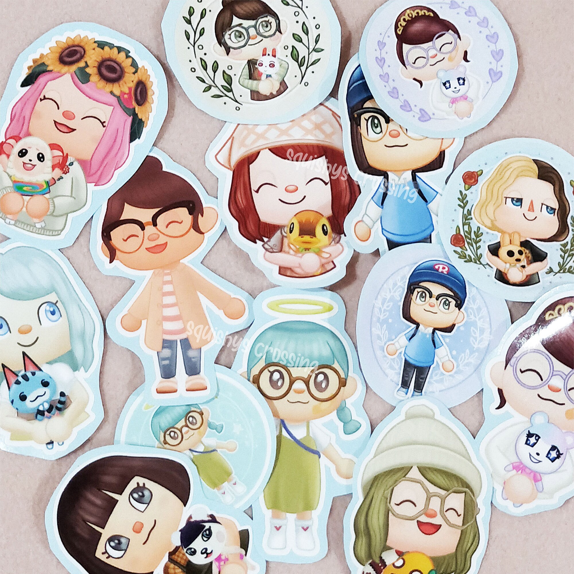 ACNH Character Artwork & Stickers Custom Artwork Stickers Etsy Australia